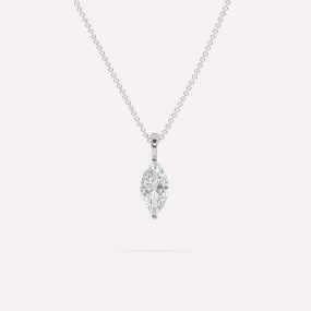 1 carat Marquise Diamond Pendant Necklace