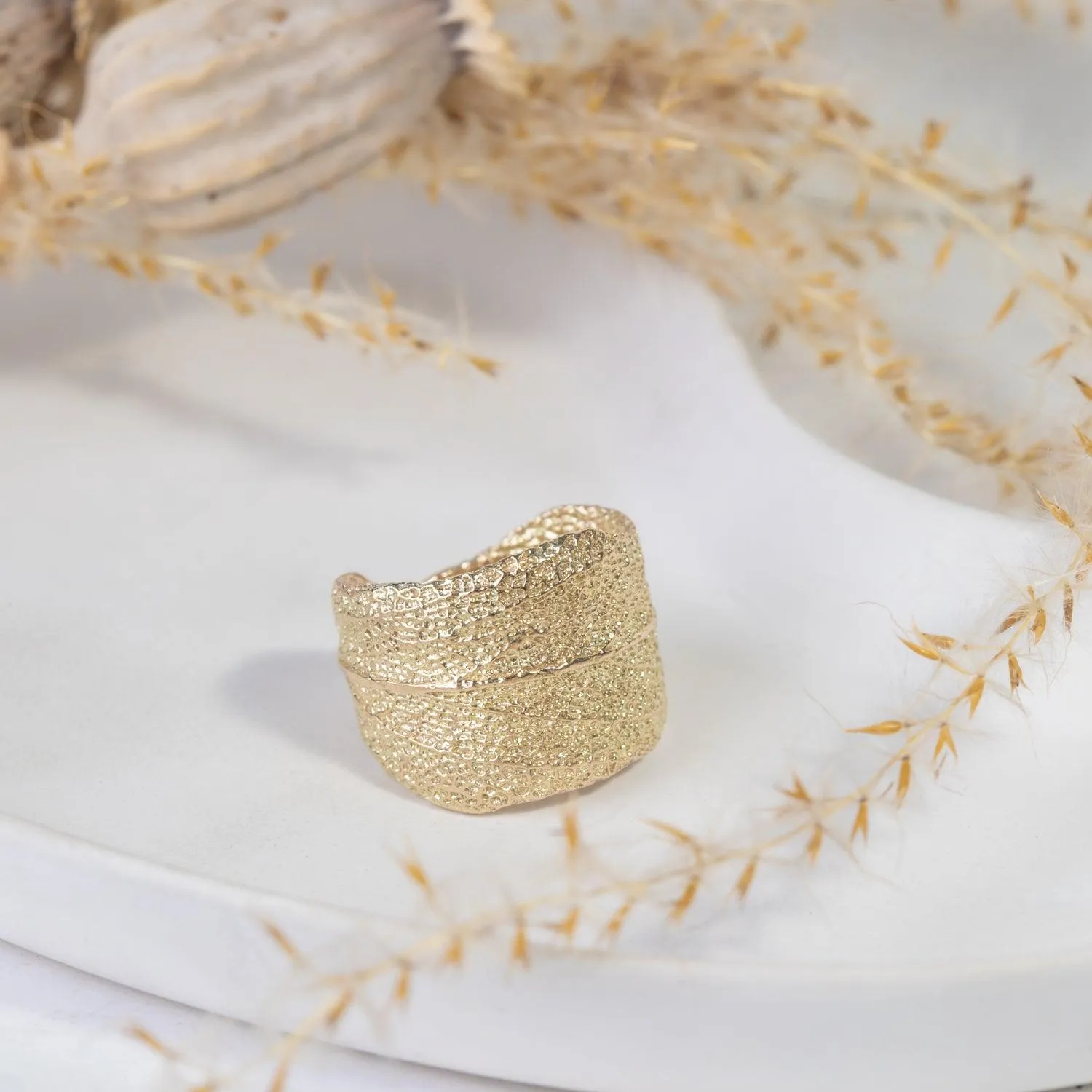 14k Gold Sage Ring