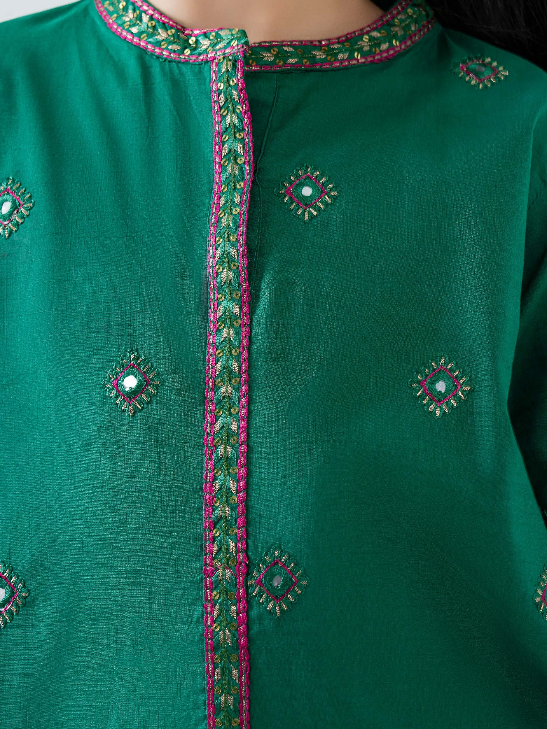 2 Piece Lawn Suit-Embroidered