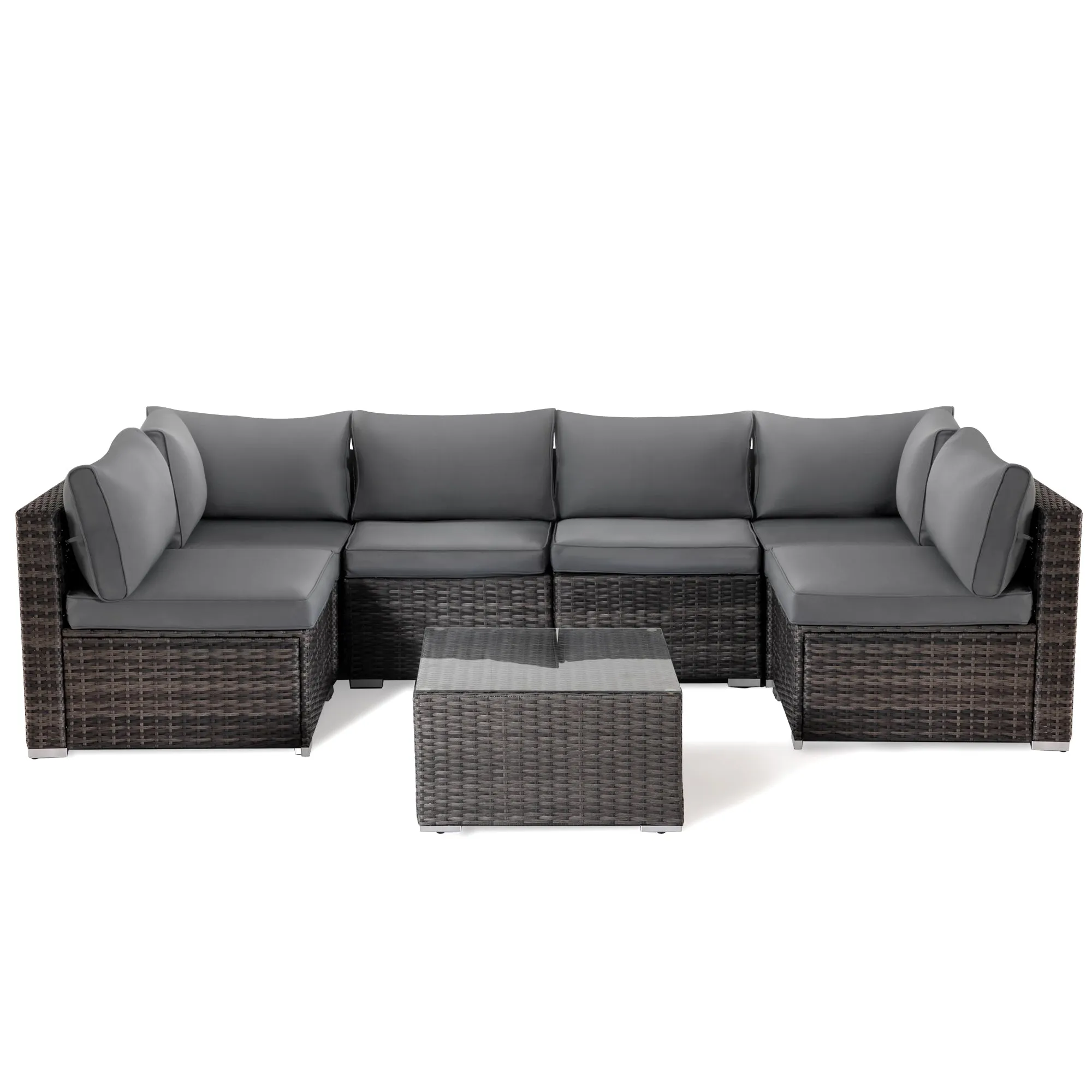 7-piece Wicker Conversation Set