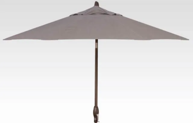 9ft Auto Tilt Umbrella - Harper Putty Stripe