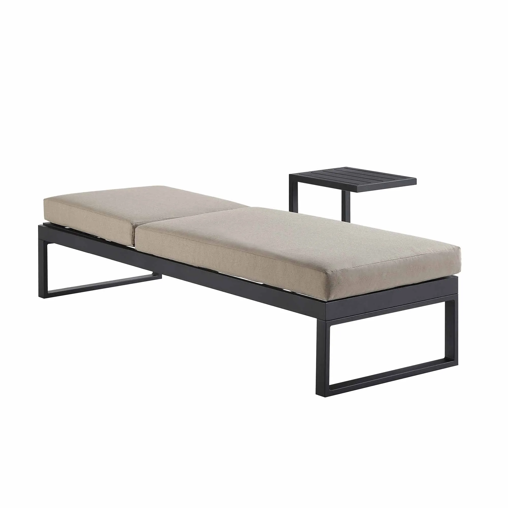 Albany Aluminium Sun Lounger, Taupe