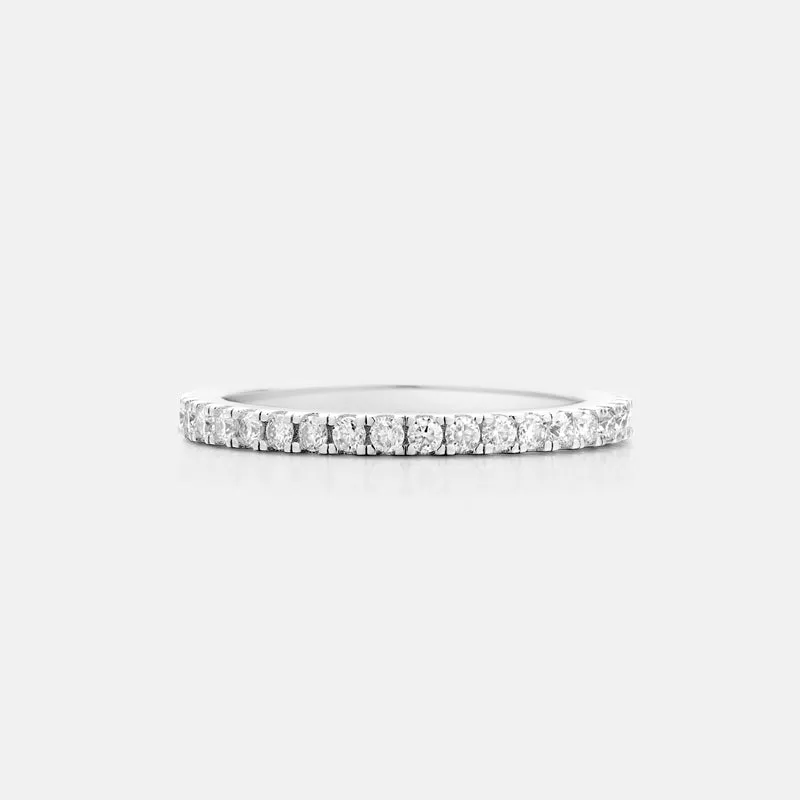 Alison Moissanite Gold Vermeil Eternity Ring