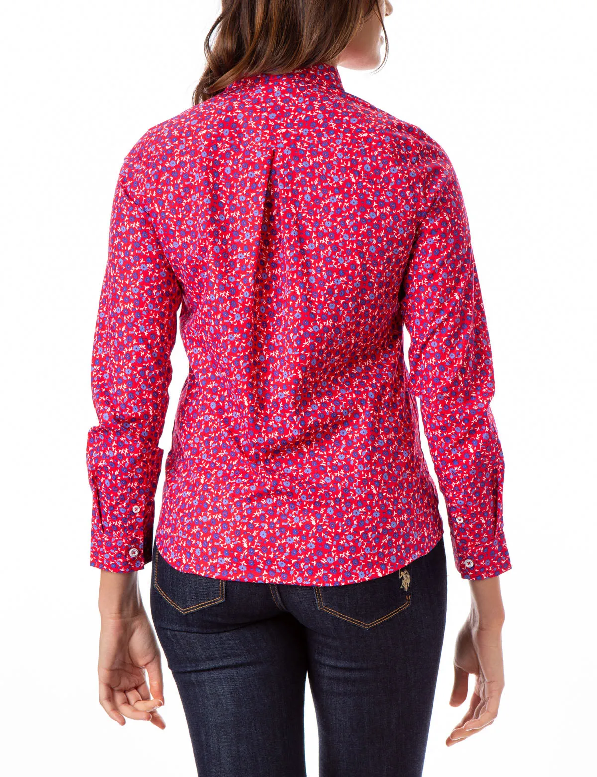 ALL OVER FLORAL PRINT POPLIN SHIRT