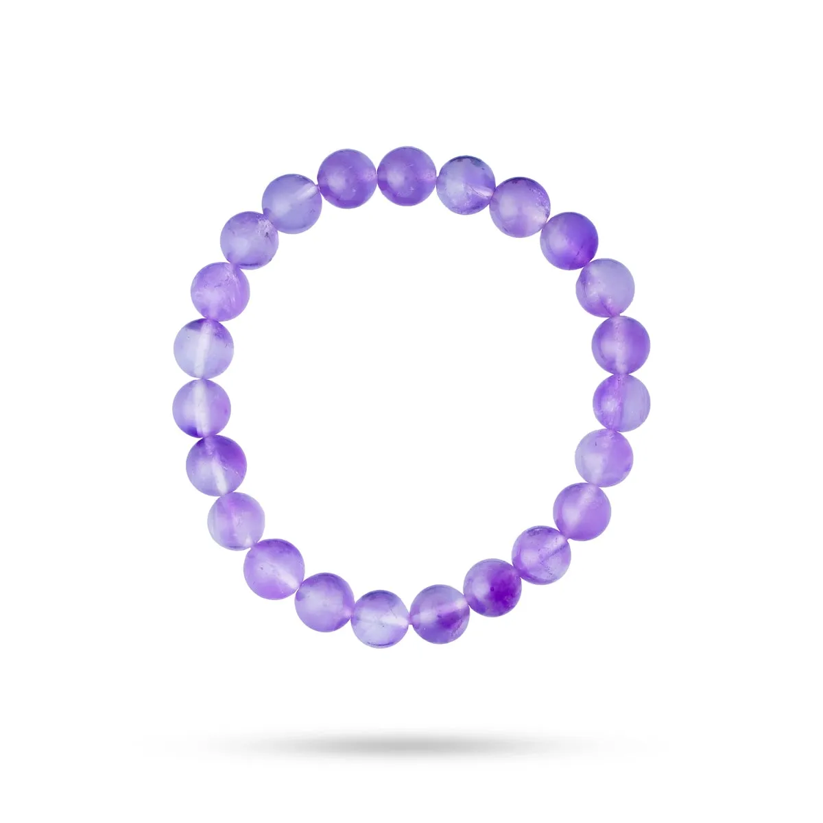 Amethyst Bracelet - 2.5 Inches | Crystal Bracelet/ Stone Jewellery for Men & Women