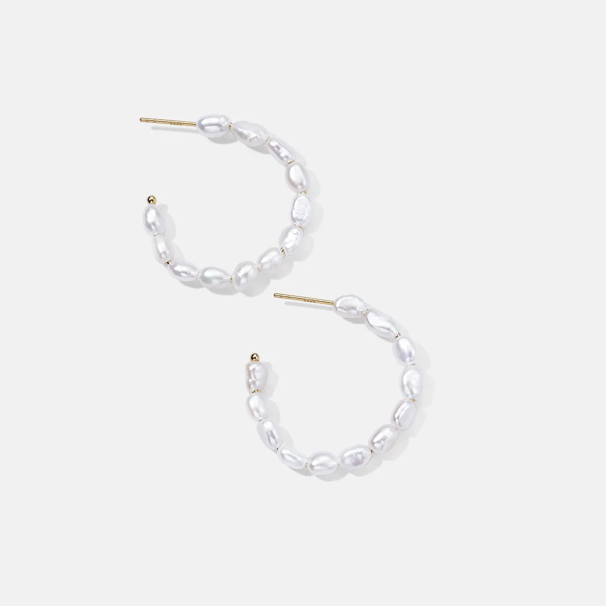 Amphitrite Pearl Hoops