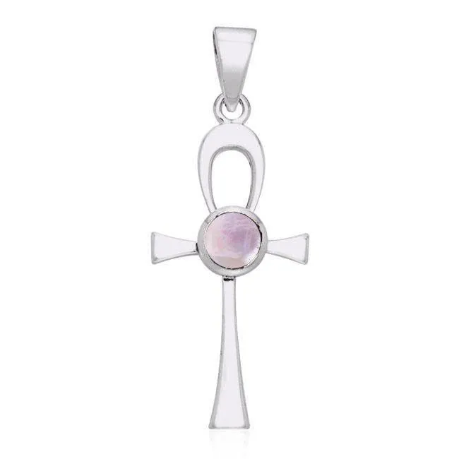 Ankh Silver Gemstone Pendant TPD1718