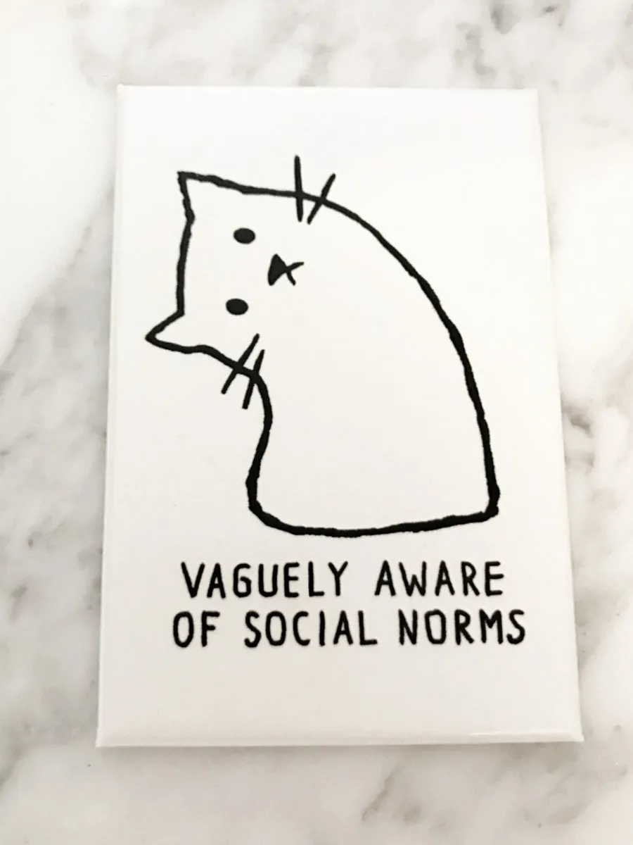 Antisocial Kitty Magnets