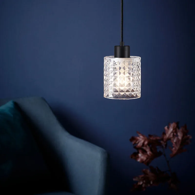 Art Deco Glass Pendant Light