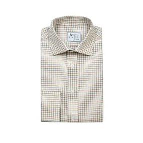 Bespoke - Beige Checked Shirt