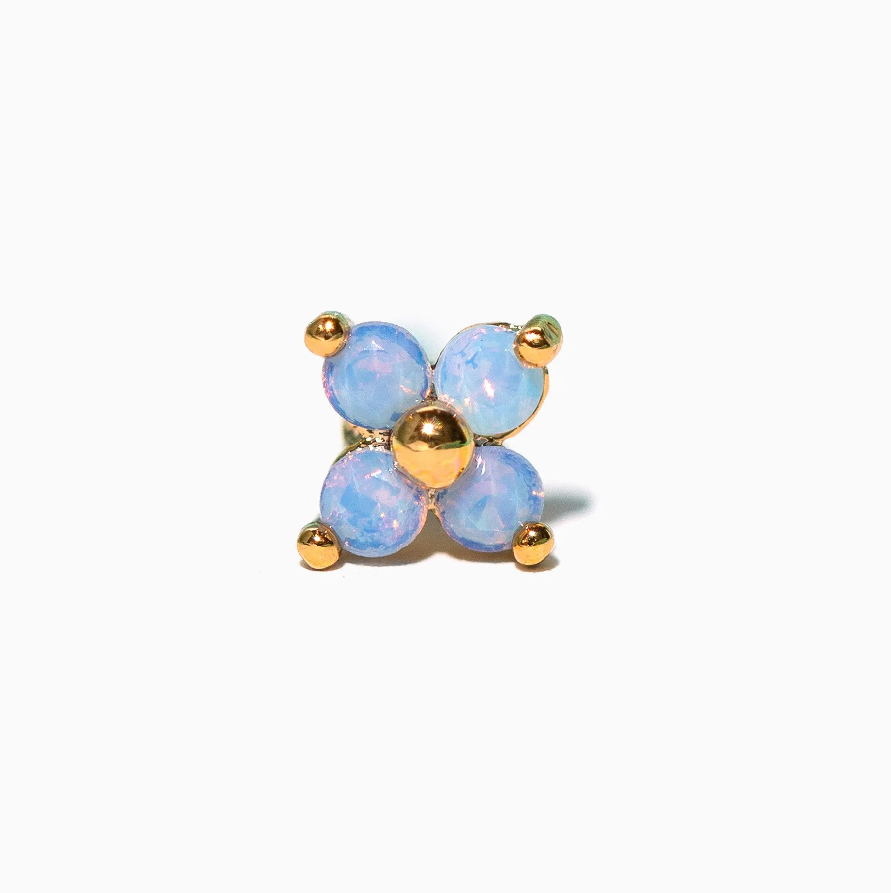 Blue Blossom Piercing Style Earring