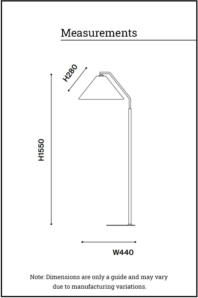 Bradhurst Pleated Floor Lamp