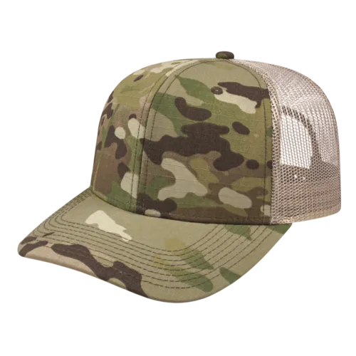 Cap America Custom Embroidered Hat with Logo - MultiCam® Mesh Back Cap i2021