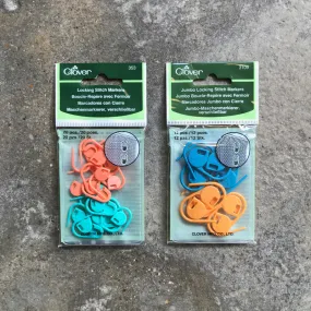 Clover locking stitch markers