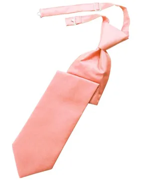 Coral Solid Twill Windsor Tie