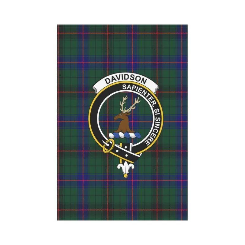 Davidson Tartan Flag Clan Badge K7