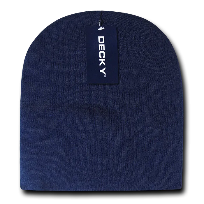 Decky 187 - Acrylic Short Beanie, Knit Cap - CASE Pricing