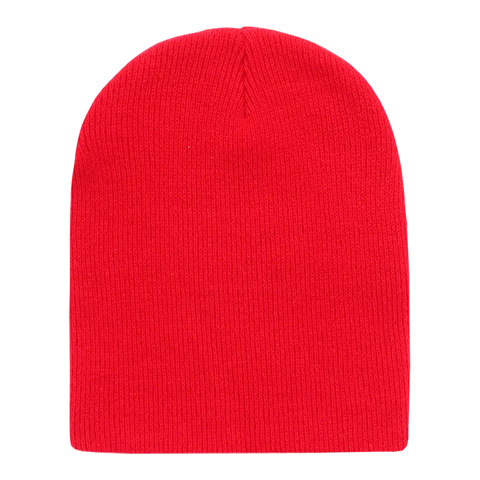 Decky 187 - Acrylic Short Beanie, Knit Cap - CASE Pricing