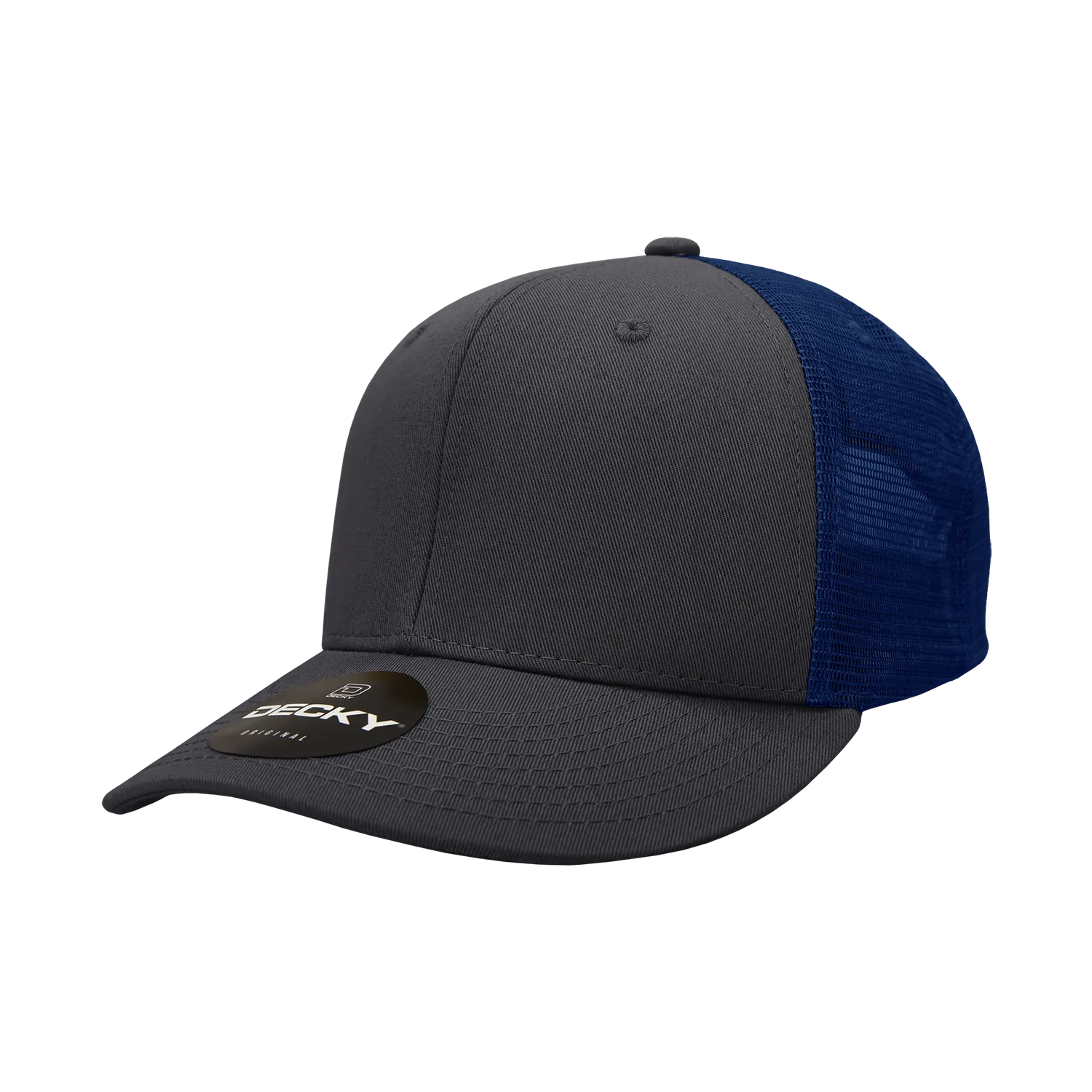 Decky 4006 - 6-Panel Mid Pro Trucker Cap - Classic Trucker Hat, Snapback