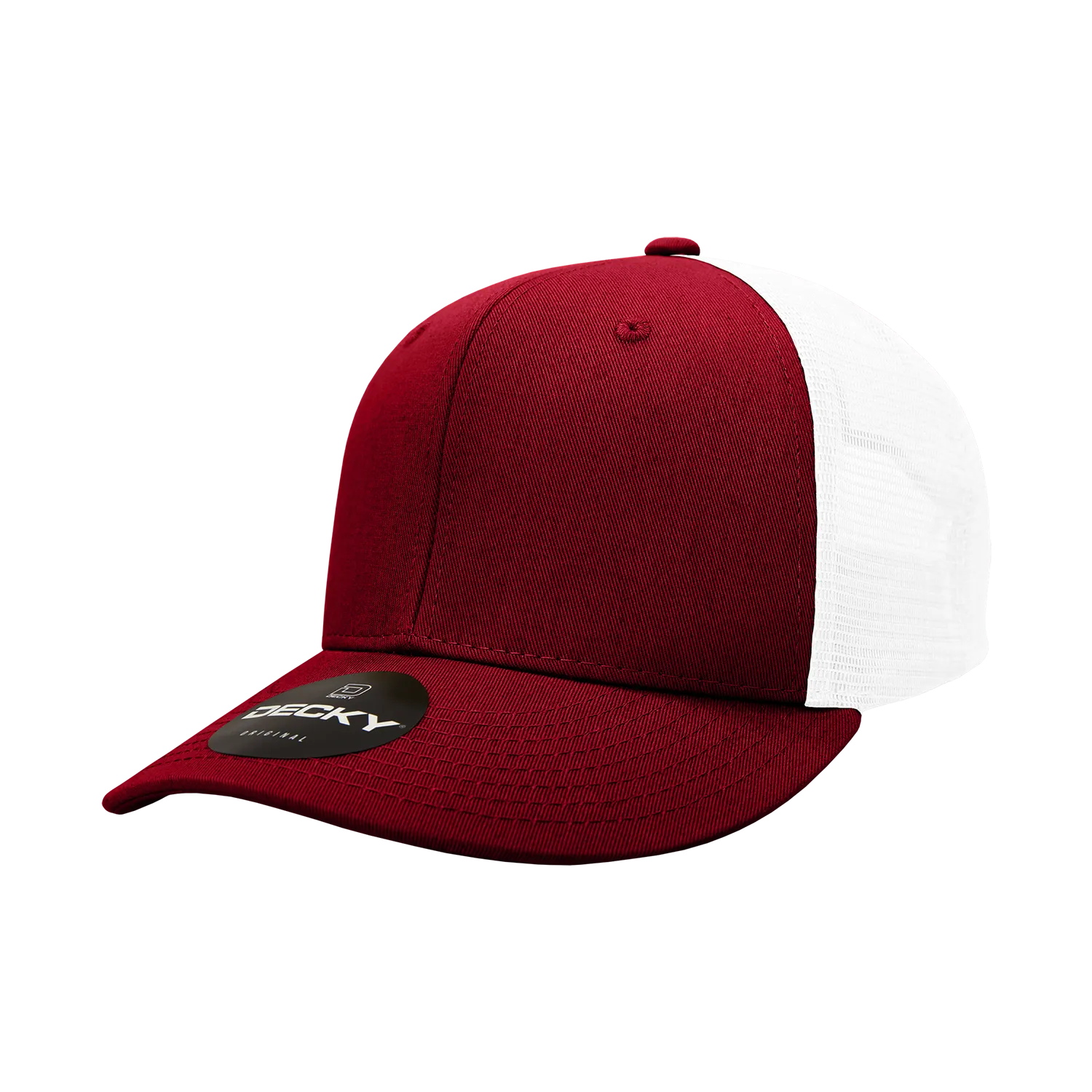 Decky 4006 - 6-Panel Mid Pro Trucker Cap - Classic Trucker Hat, Snapback