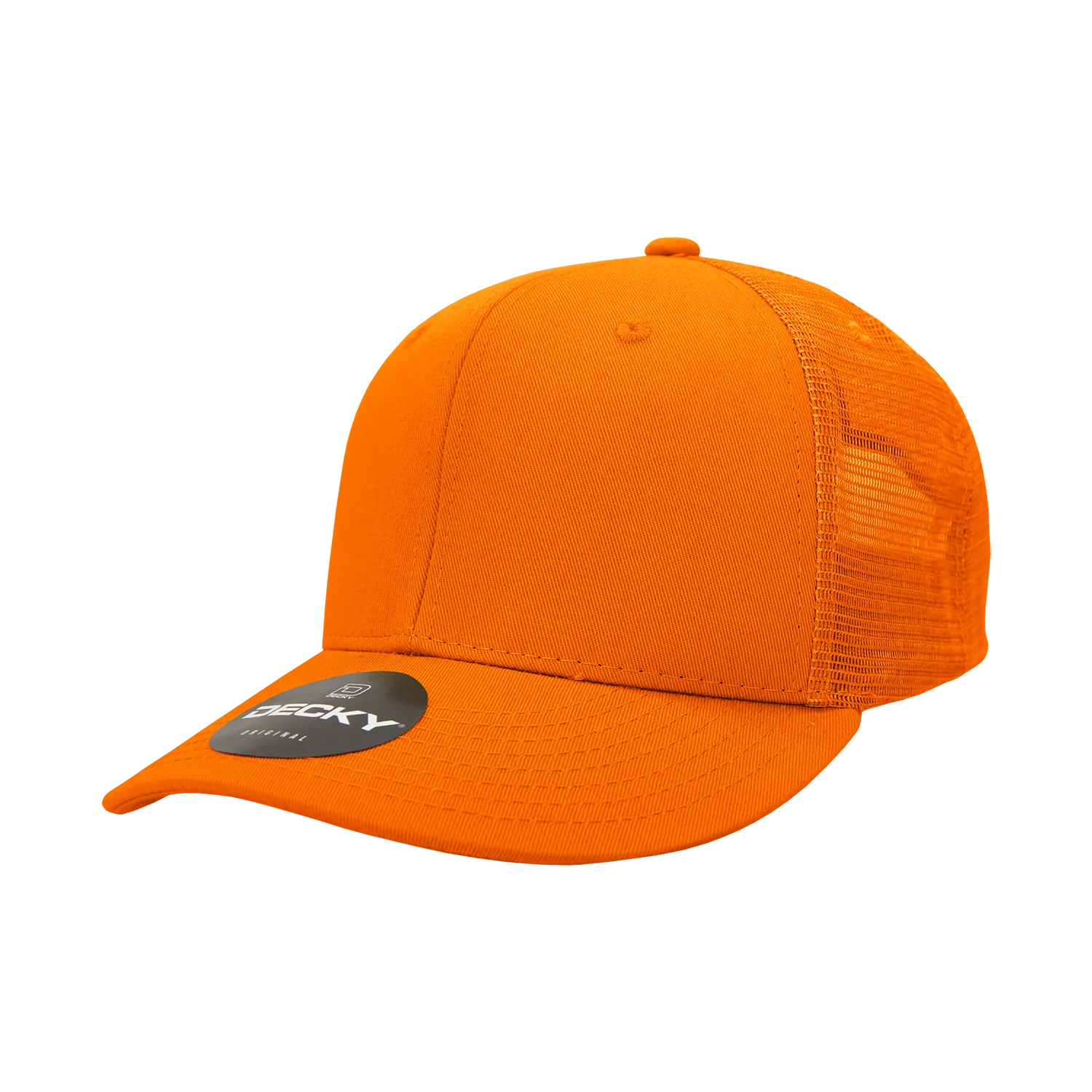 Decky 4006 - 6-Panel Mid Pro Trucker Cap - Classic Trucker Hat, Snapback