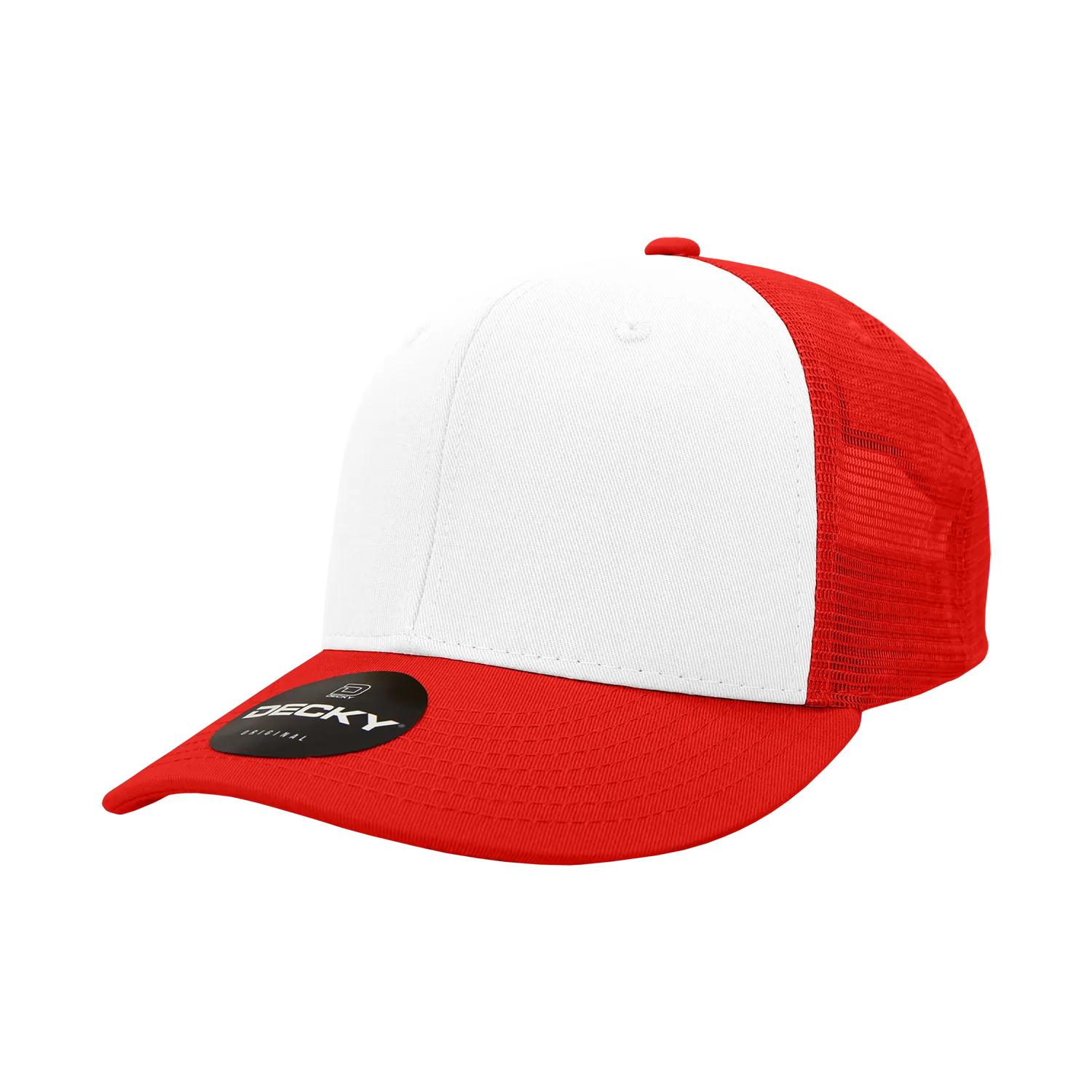 Decky 4006 - 6-Panel Mid Pro Trucker Cap - Classic Trucker Hat, Snapback