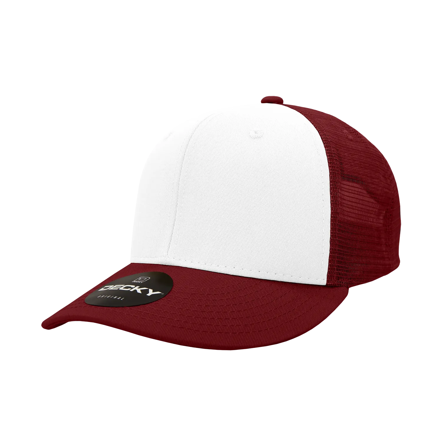 Decky 4006 - 6-Panel Mid Pro Trucker Cap - Classic Trucker Hat, Snapback