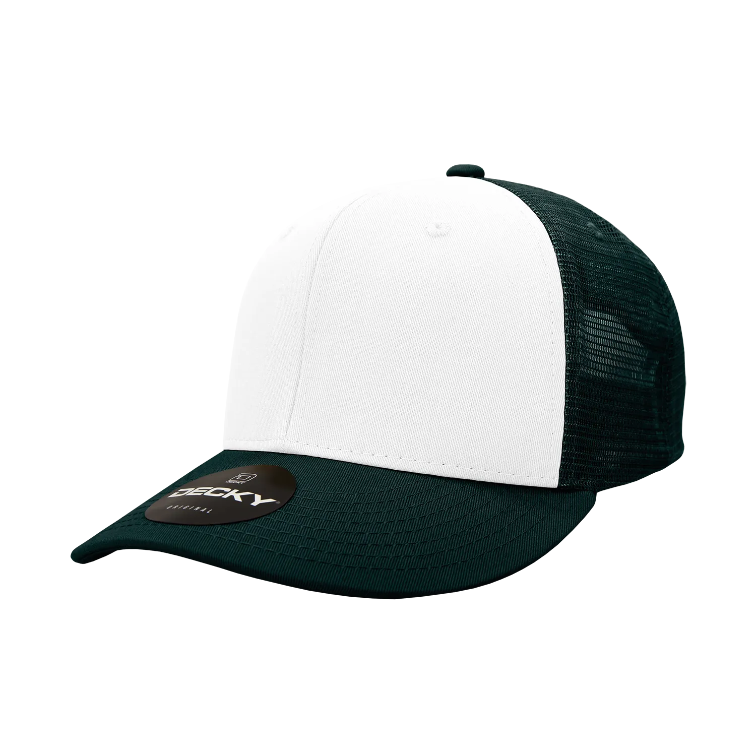 Decky 4006 - 6-Panel Mid Pro Trucker Cap - Classic Trucker Hat, Snapback