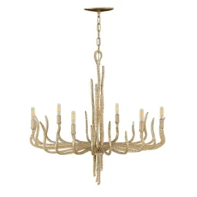 Elegant Large Metallic Chandelier | Various Finishes