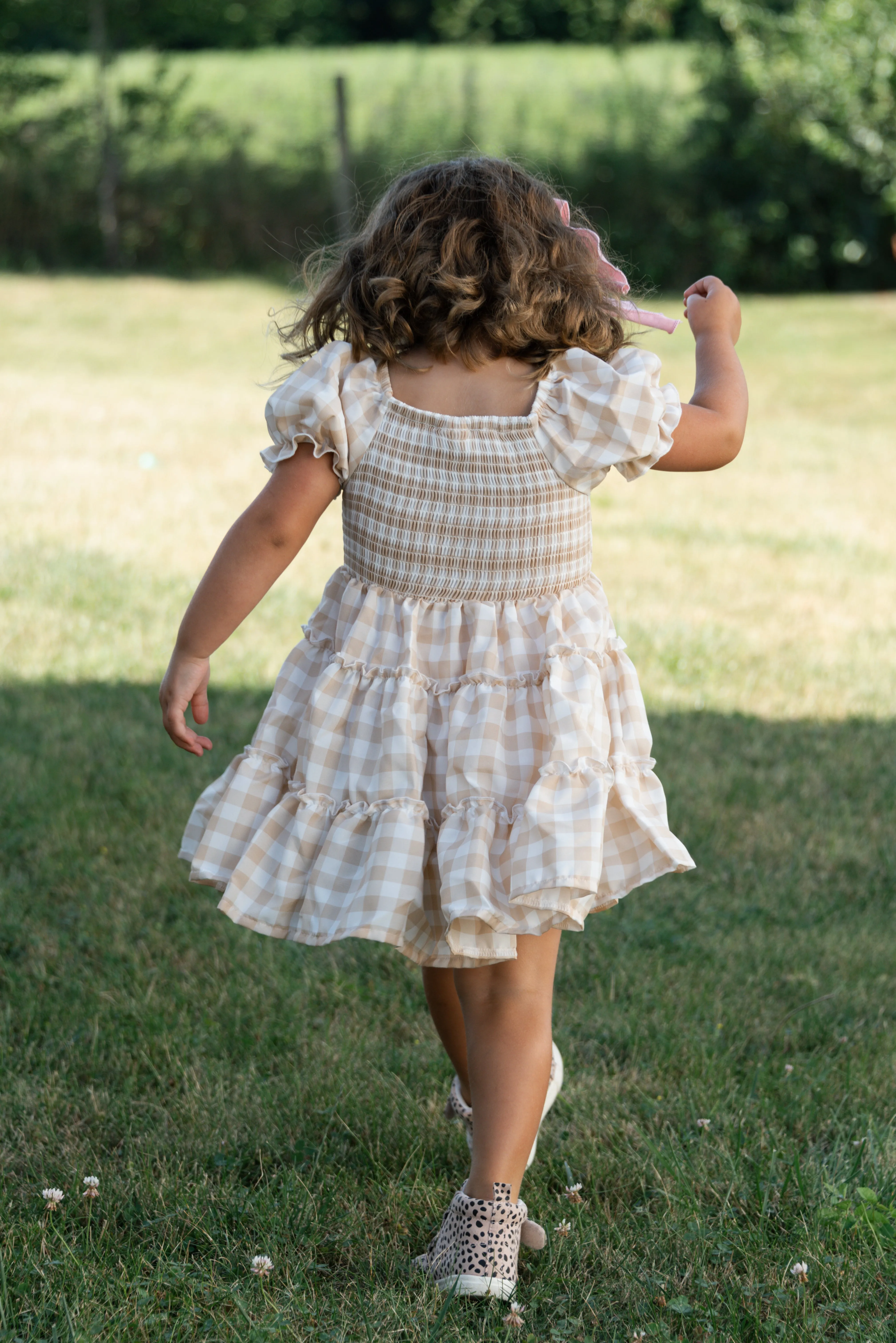 FALL GINGHAM DRESS