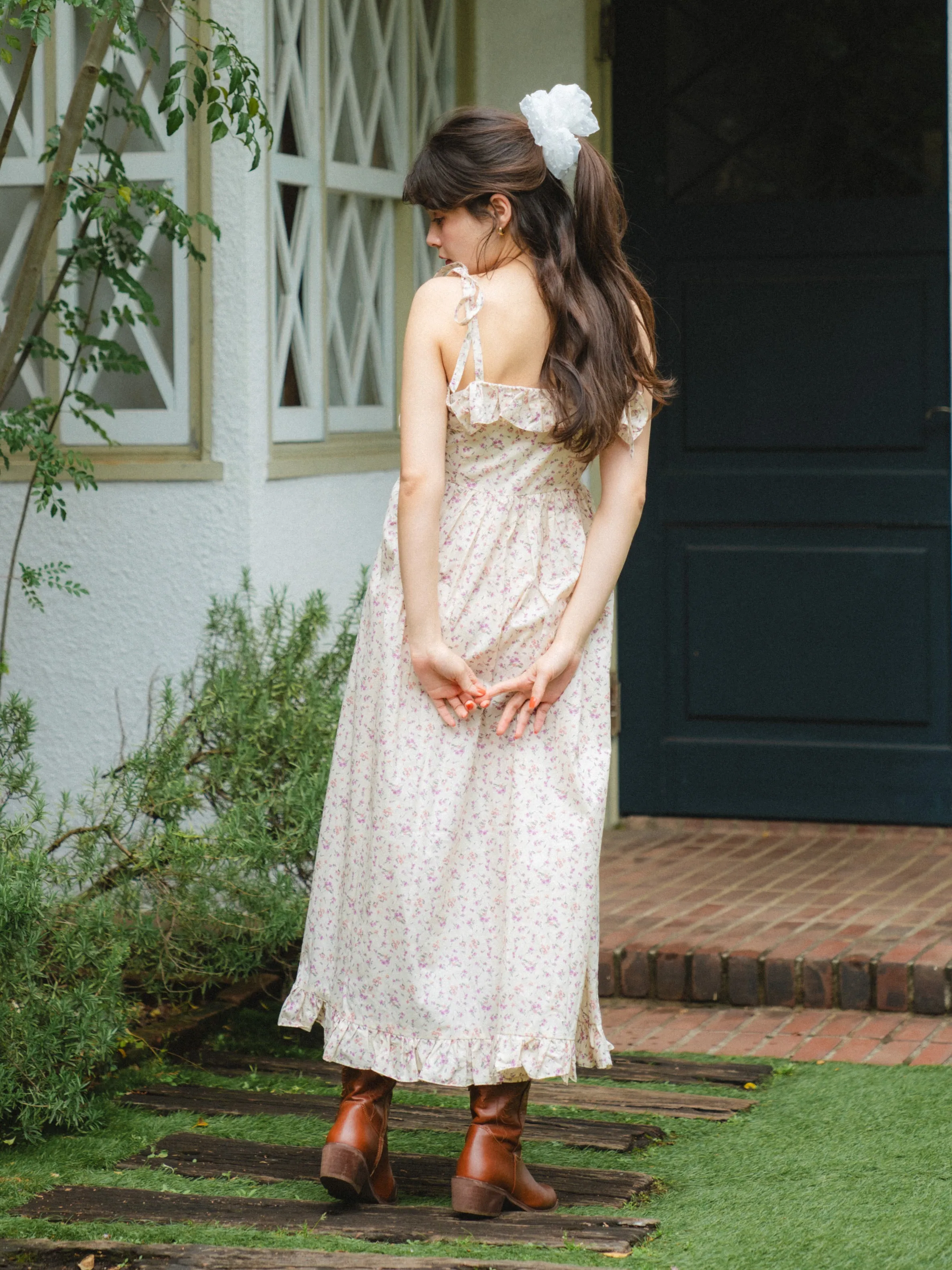 Flower Garden Long Dress