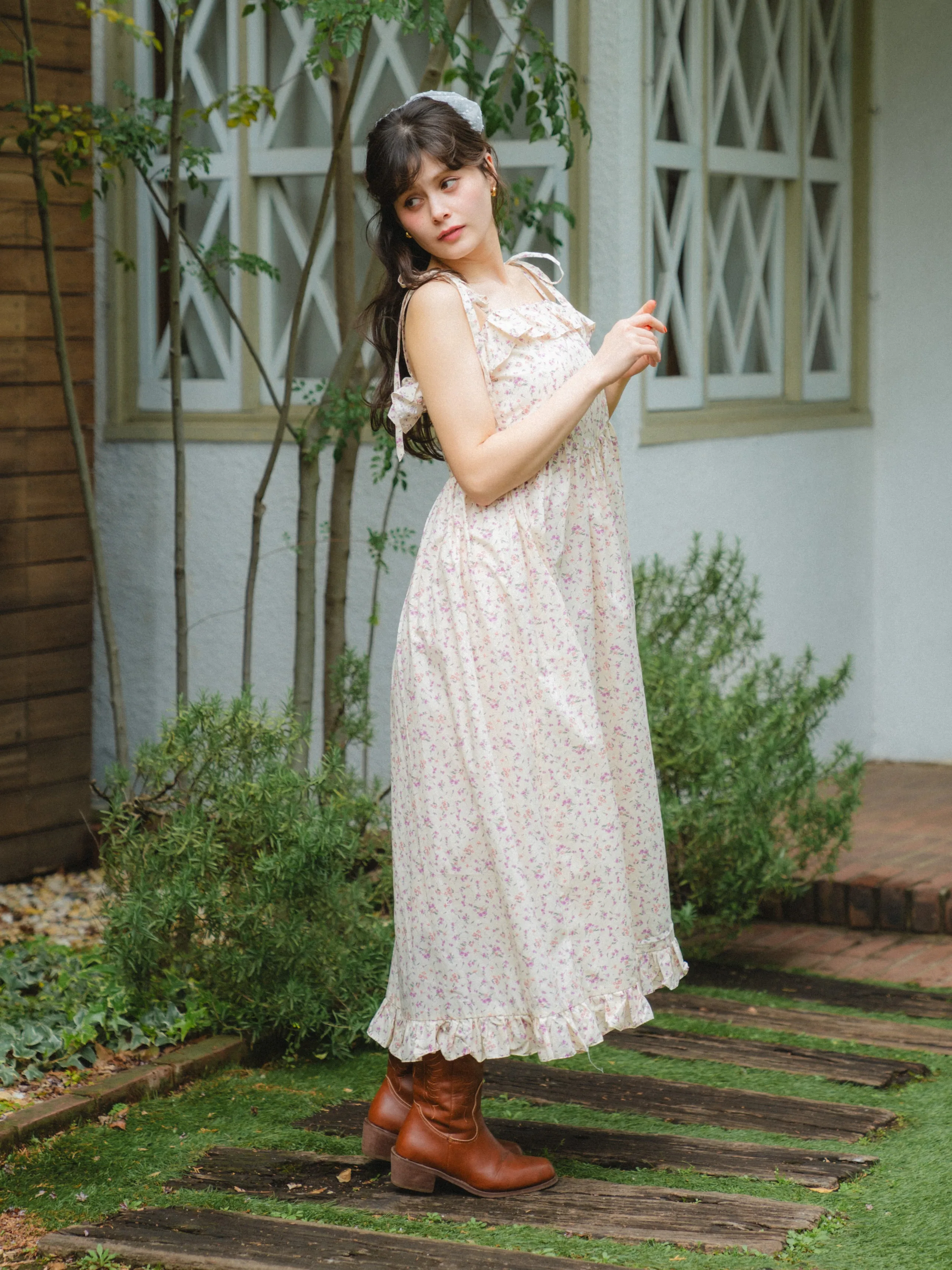 Flower Garden Long Dress