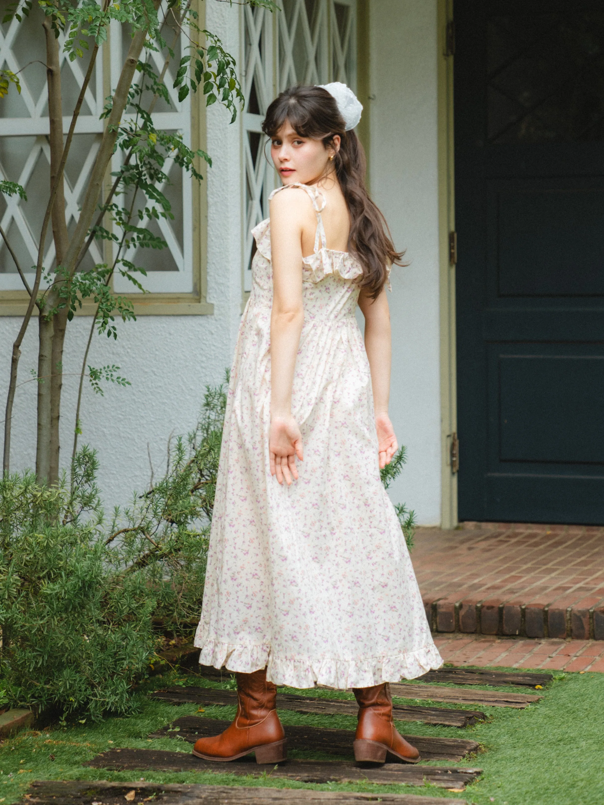 Flower Garden Long Dress