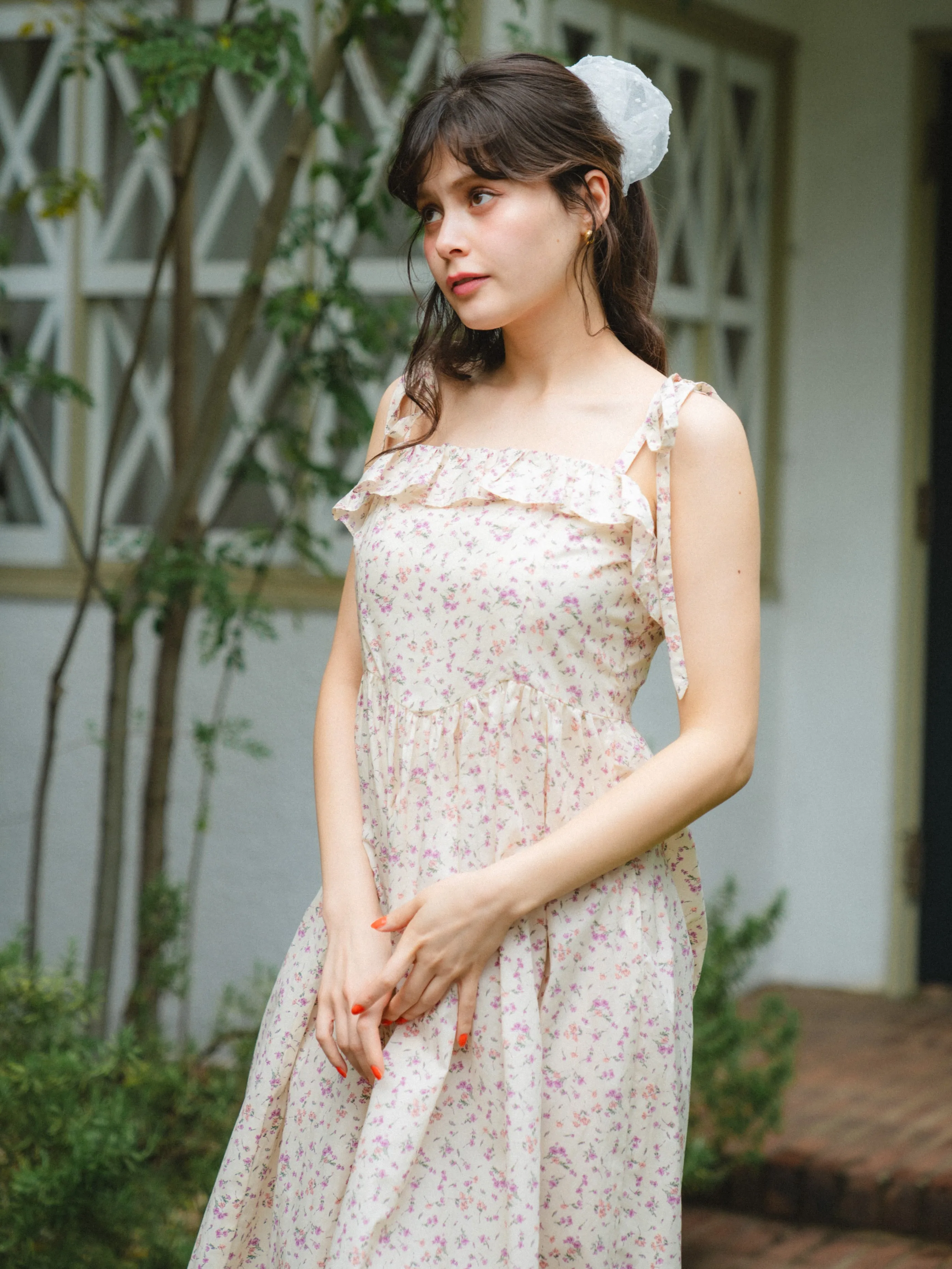 Flower Garden Long Dress