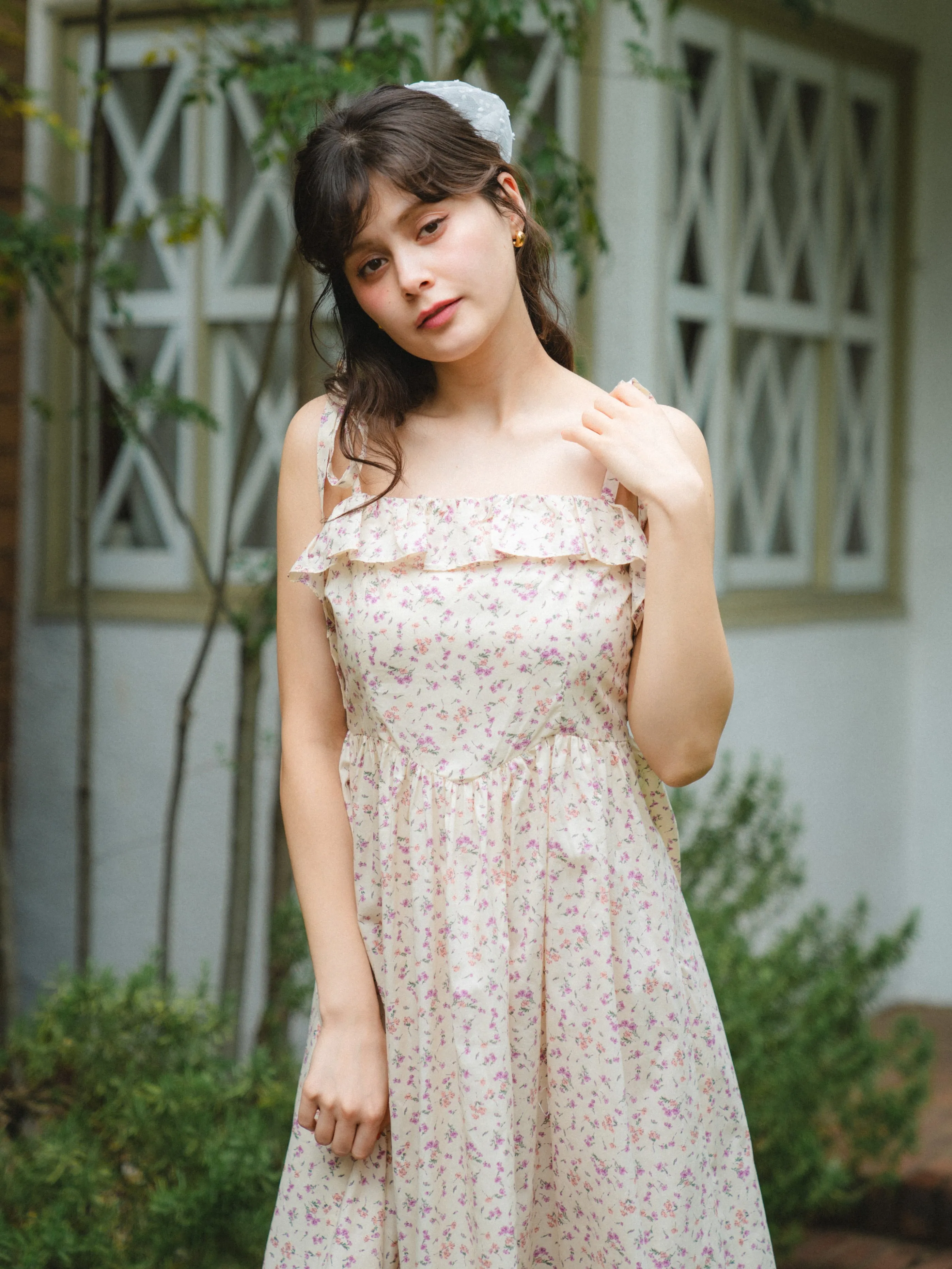 Flower Garden Long Dress