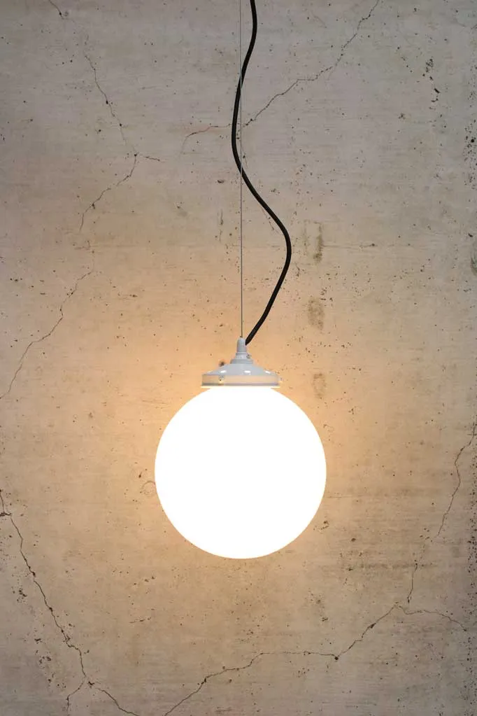 Glass Ball Cable Pendant Light