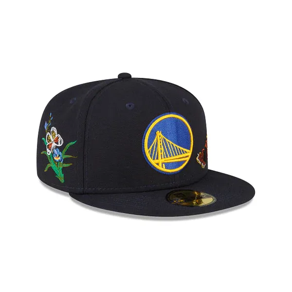 Golden State Warriors Butterfly Garden Fitted Cap