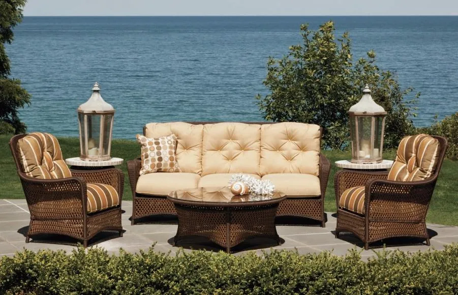 Grand Traverse Outdoor Wicker Sofa