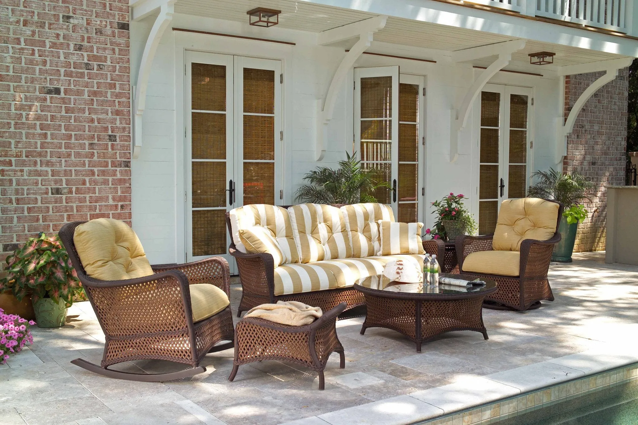 Grand Traverse Outdoor Wicker Sofa