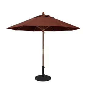 Grove Series 9' Octagon Wood Umbrella - FRAME ONLY