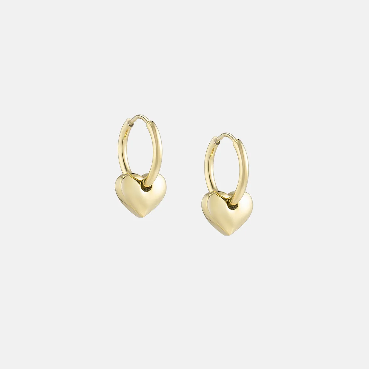 Heart Hoop Earrings Set - Mom & Mini