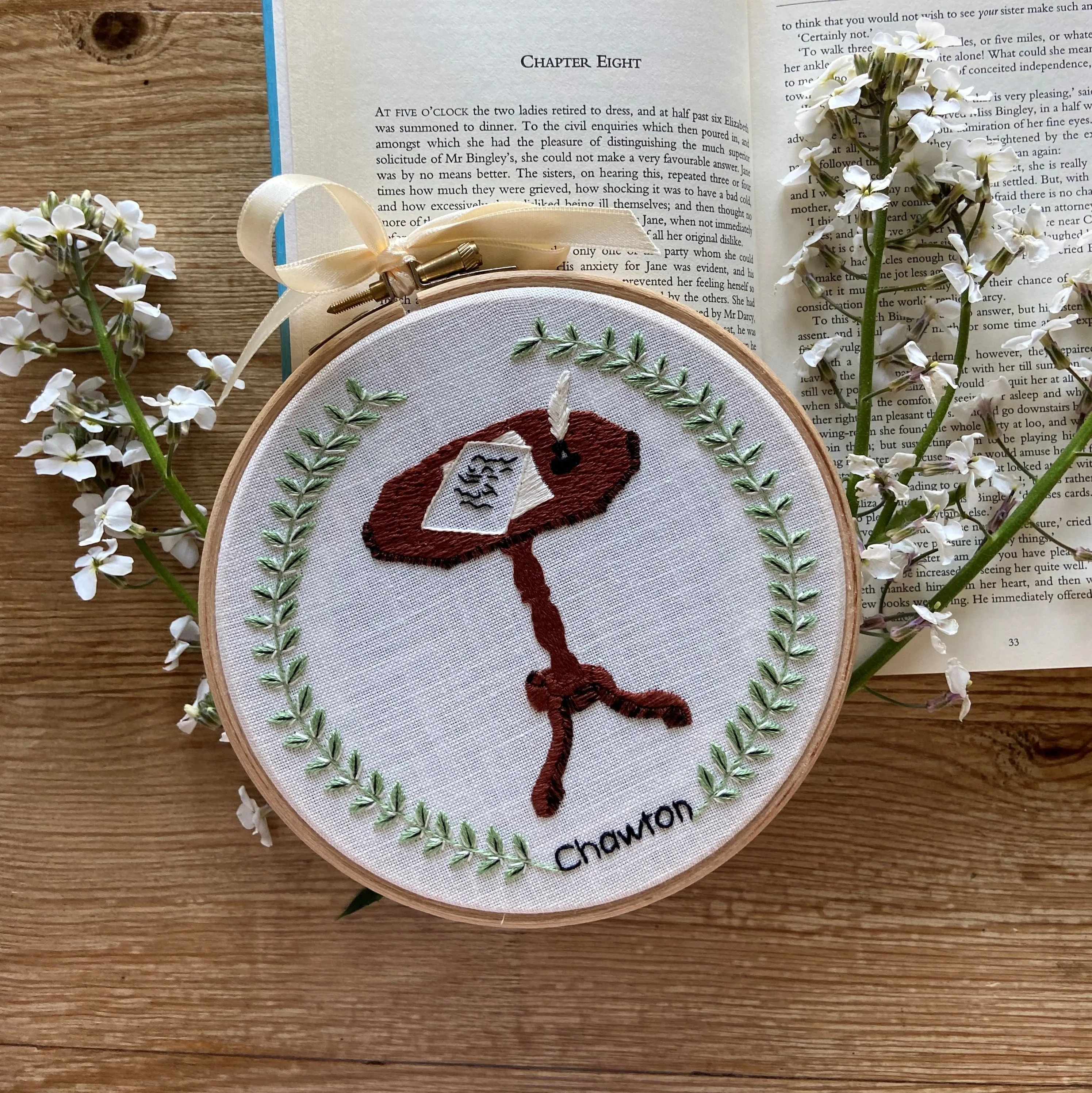 Jane Austen Writing Table Embroidery Kit - Exclusive