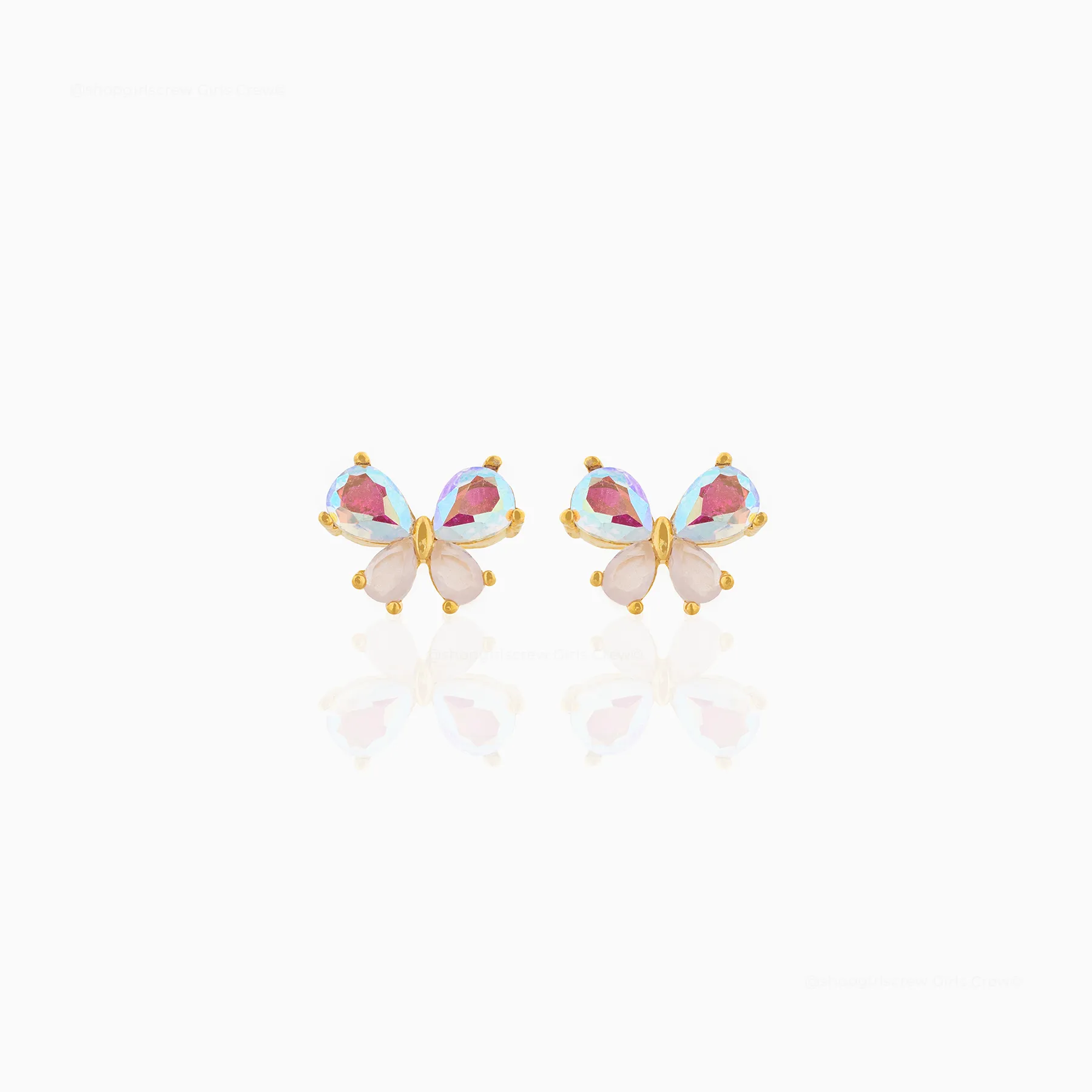 Kaleidoscope Butterfly Studs