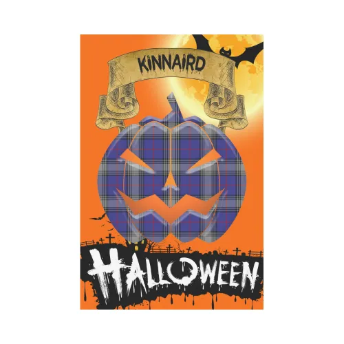 Kinnaird Tartan Jack O' Lantern Garden Flag / Halloween Home Decor NN8