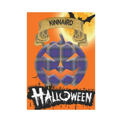 Kinnaird Tartan Jack O' Lantern Garden Flag / Halloween Home Decor NN8