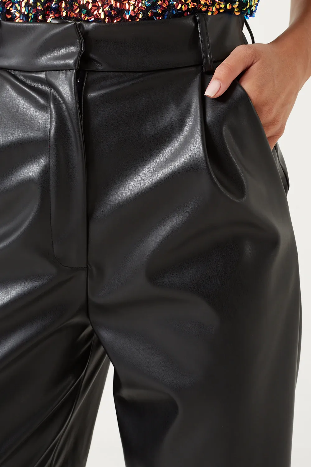 Marc Angelo Faux Leather Pant