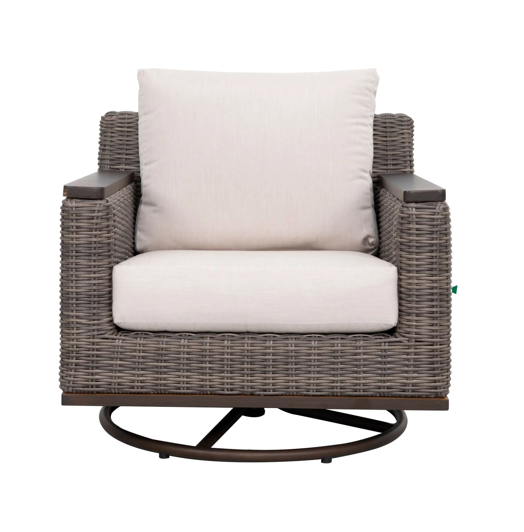 Patio Time Beaufort 2-piece Swivel Rocking Chair Set