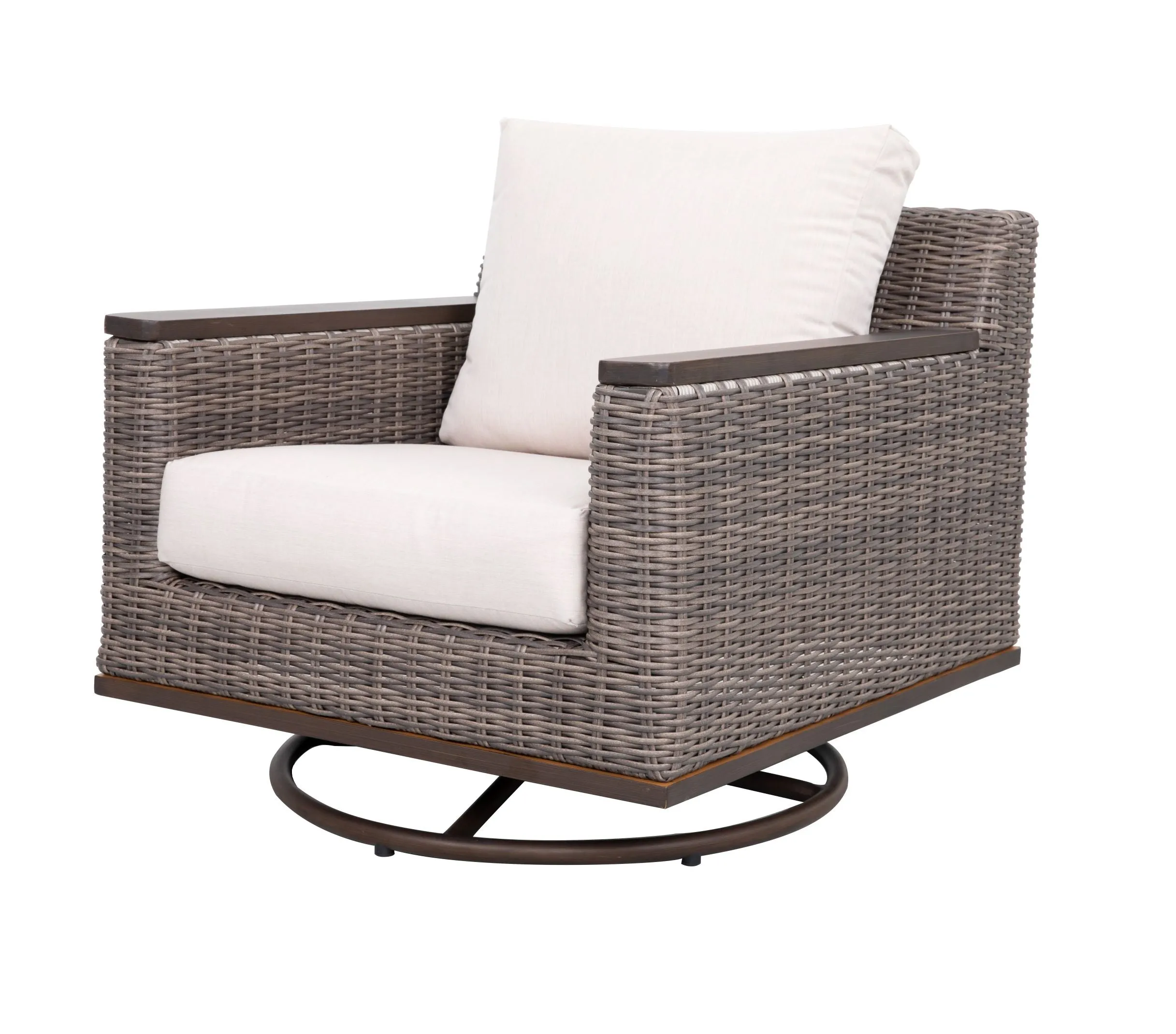 Patio Time Beaufort 2-piece Swivel Rocking Chair Set