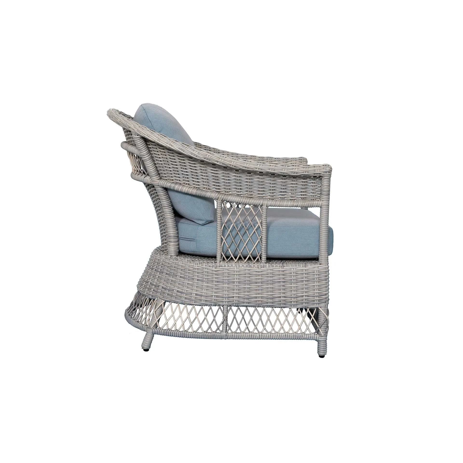 Patio Time Shell 4-Piece wicker Sofa Set