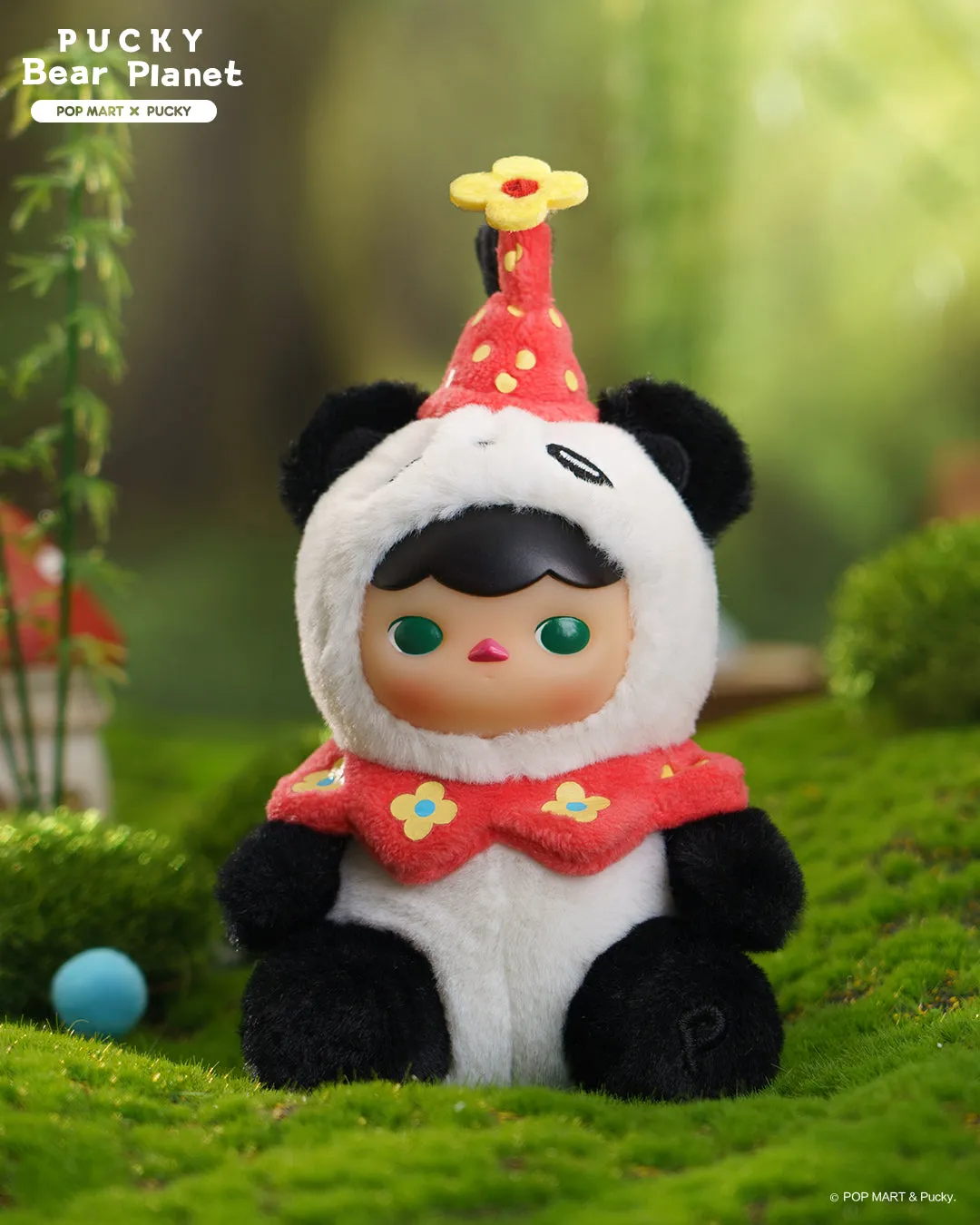 POP MART Pucky Bear Planet Series - Plush Blind Box